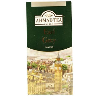 Чай черный Ахмад Эрл Грей с ароматом бергамота 25пак